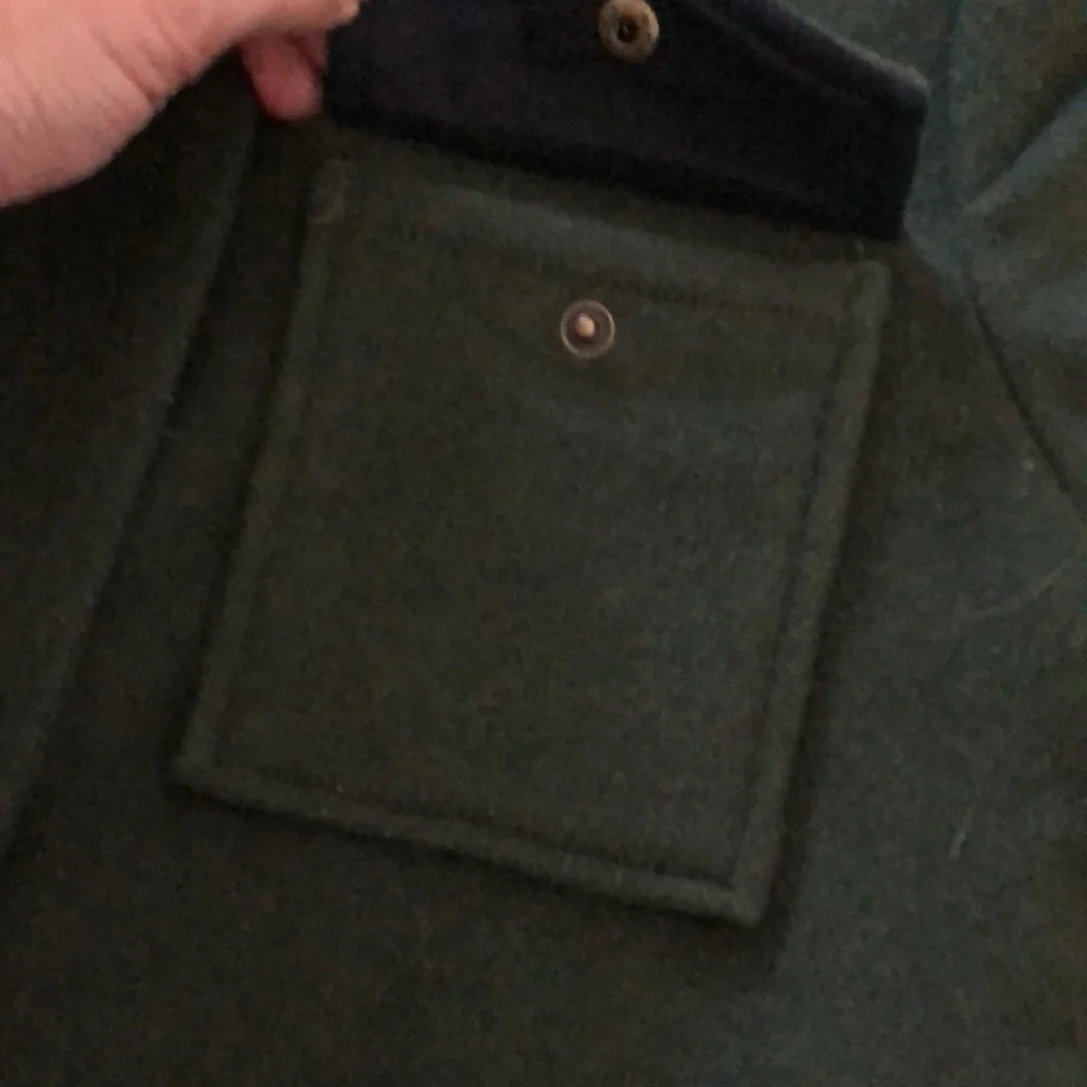 Lucky Brand Olive Green Military Style Field Jacket Wool Blend - Picture 11 of 15